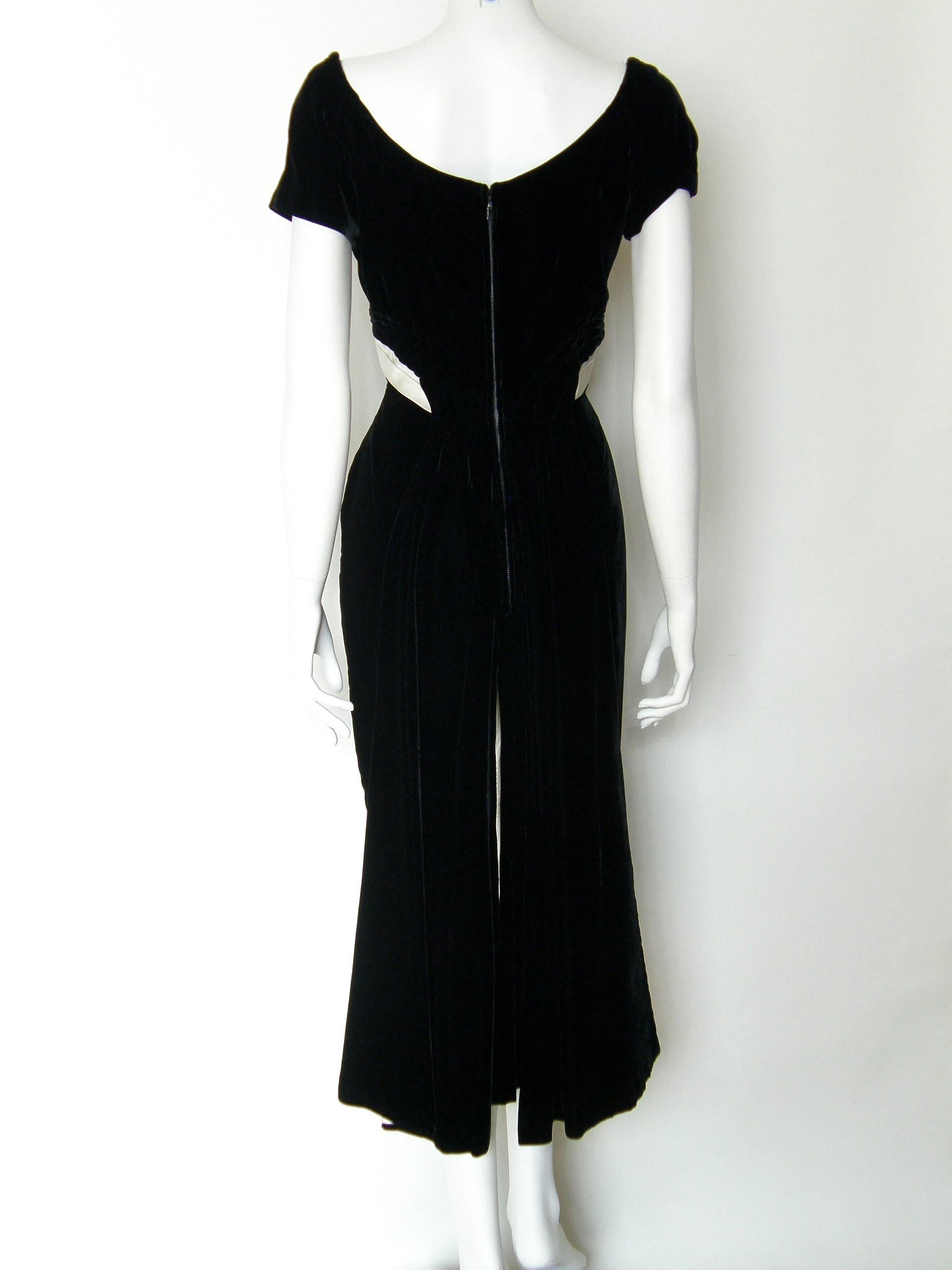 Ivory Satin Cocktail Dress